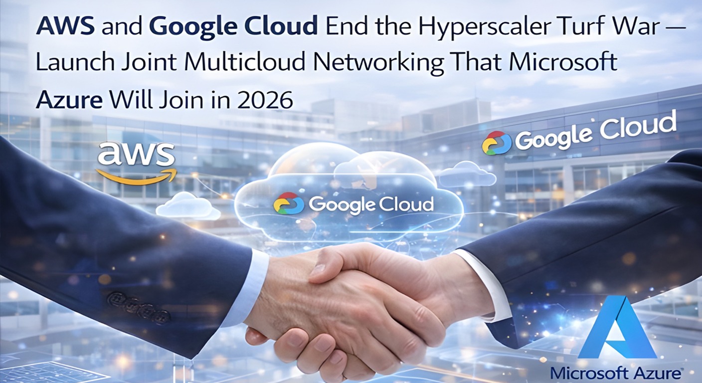 AWS and Google Cloud End the Hyperscaler Turf War — Launch Joint Multicloud Networking That Microsoft Azure Will Join in 2026