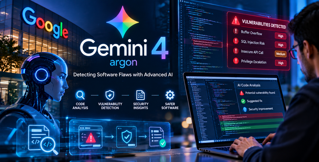 Google launches Gemini 4argon to detect software flaws
